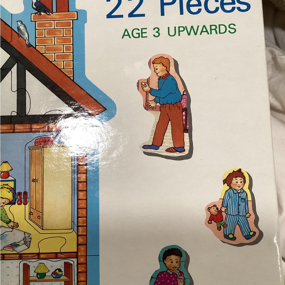 House Floor Puzzle - 22 Pieces 1980s - Picture 4 of 10